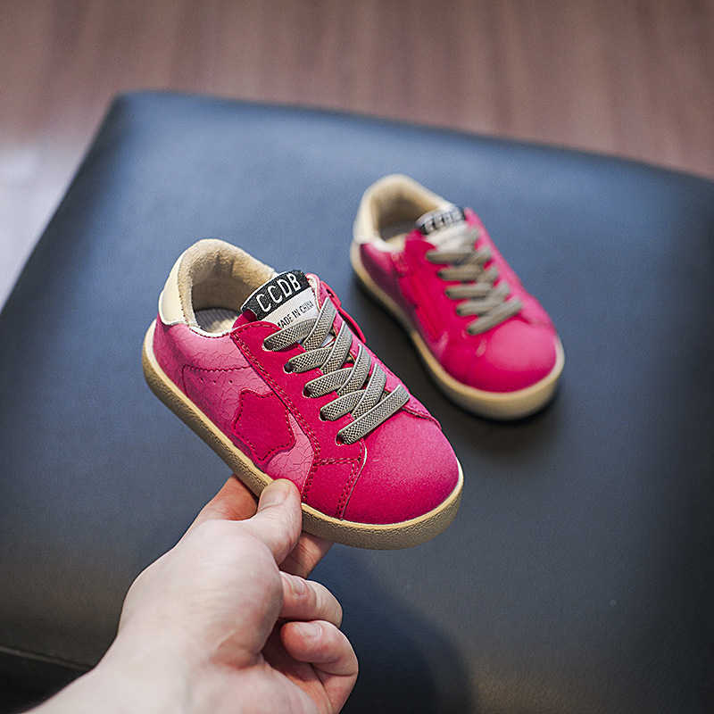 Athletic Outdoor Korean version baby walking shoes comfortable and lightweight star shaped board shoes for boys and girls spring and autumn new versat