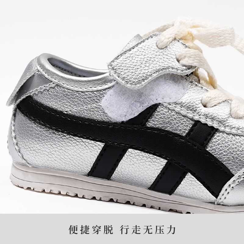 Athletic Outdoor Boys sports shoes spring styles girls shoes silver Forrest casual shoes soft soled womens baby board shoesY2503141FUF