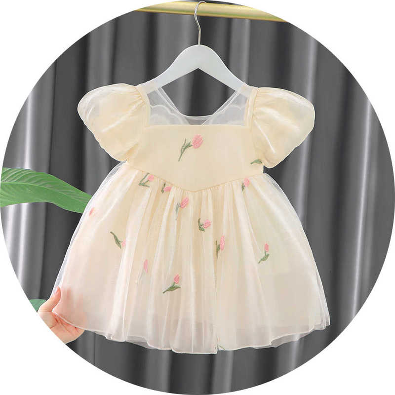 Girl's Dresses Baby Summer Cute Skirt 1 Little Girl Summer 2023 New Year One Dress Girl Princess Dress