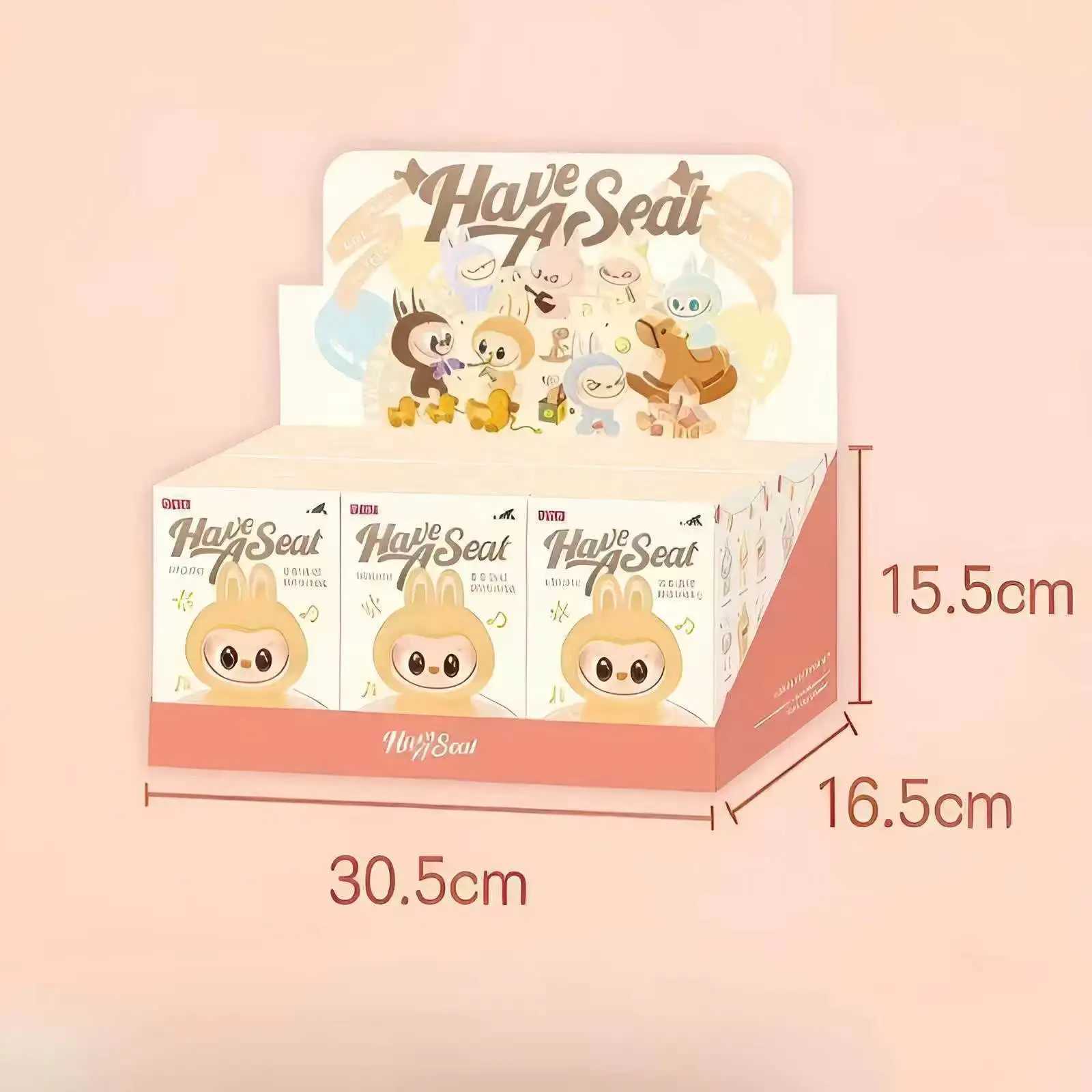 Popmart Labubu blind box monster Lisa Seme heart Macarrr vinyl series trend toy decoration birthday gift W250315