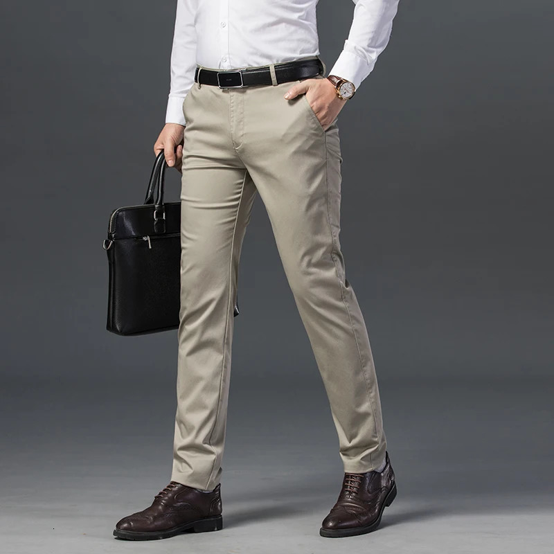 Mens Pants Fashion Matching Casual Men 250313