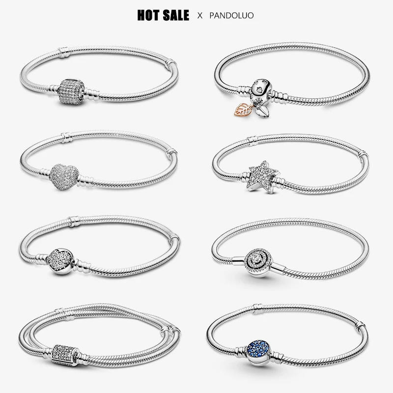 Stylish Adjustable Ladies Bracelet with Heart Patterned Snake Chain and Bezel Design