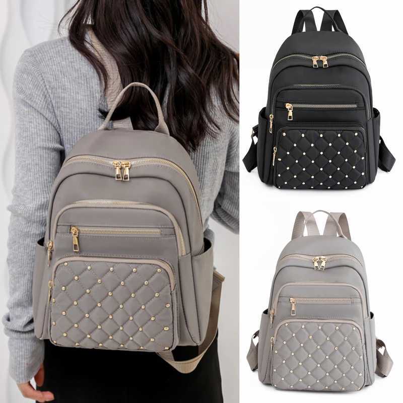 New Arrival Fashion Bagpack Women High Quality Nylon Backpacks Female Big Travel Back Bag Large School Bags for Teenage Girls Shoulder Bag T250315