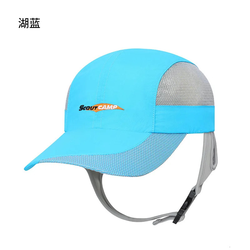 Summer beach surfing hat for men outdoor breathable UPF50baseball cap beach sun hat splash proof sun hat 250314