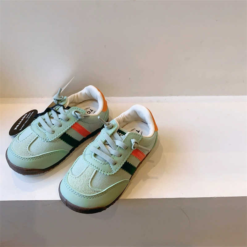 Athletic Outdoor Korean version childrens sports shoes 2025 spring new girls board shoes Forrest Gump shoes boys casual shoes baby shoes trendY250314P