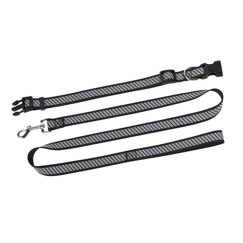 Running Dog Collars Leashes Adjustable Clip-on Durable Rope Outdoor Pet Cats Leash Safety For Night Walking With Lovely Puppy Car Travel Harnesses LL