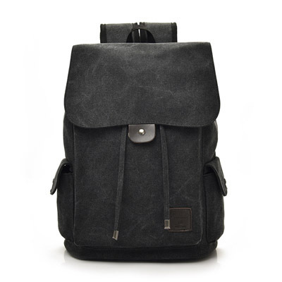 Fashion trend men and women, casual canvas travel backpack for high school students designer bag