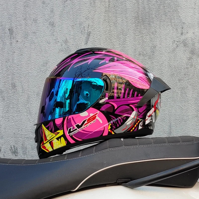 Full Face Racing Helmets Winter Warm Double Visor Motorcycle Helmet Motorbike Sports helmet 250314