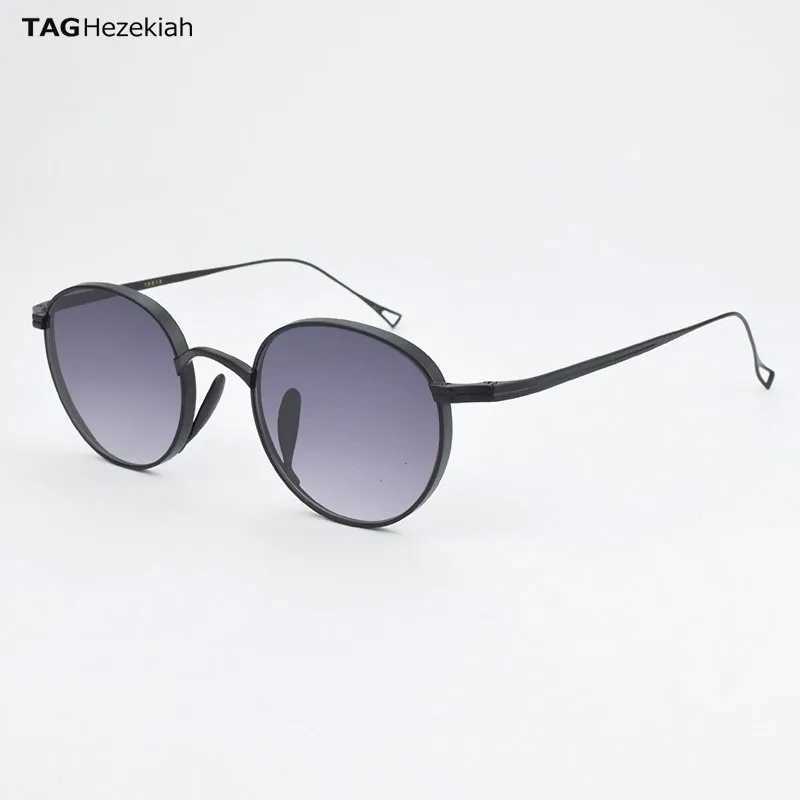 Titanium oval retro sunglasses frame mens glasses UV400 goggles outdoor driving sunglasses women 113 Jan luxury brand W250315
