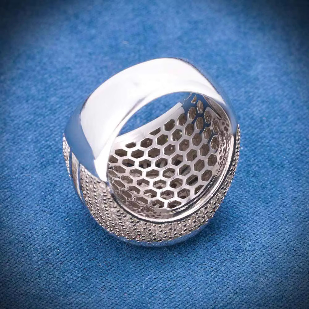 Luxury Hip Diamond Rings Lab Grown Street Rapper Fashion Statement Rings for Fine Jewelry Collections at Best Prices