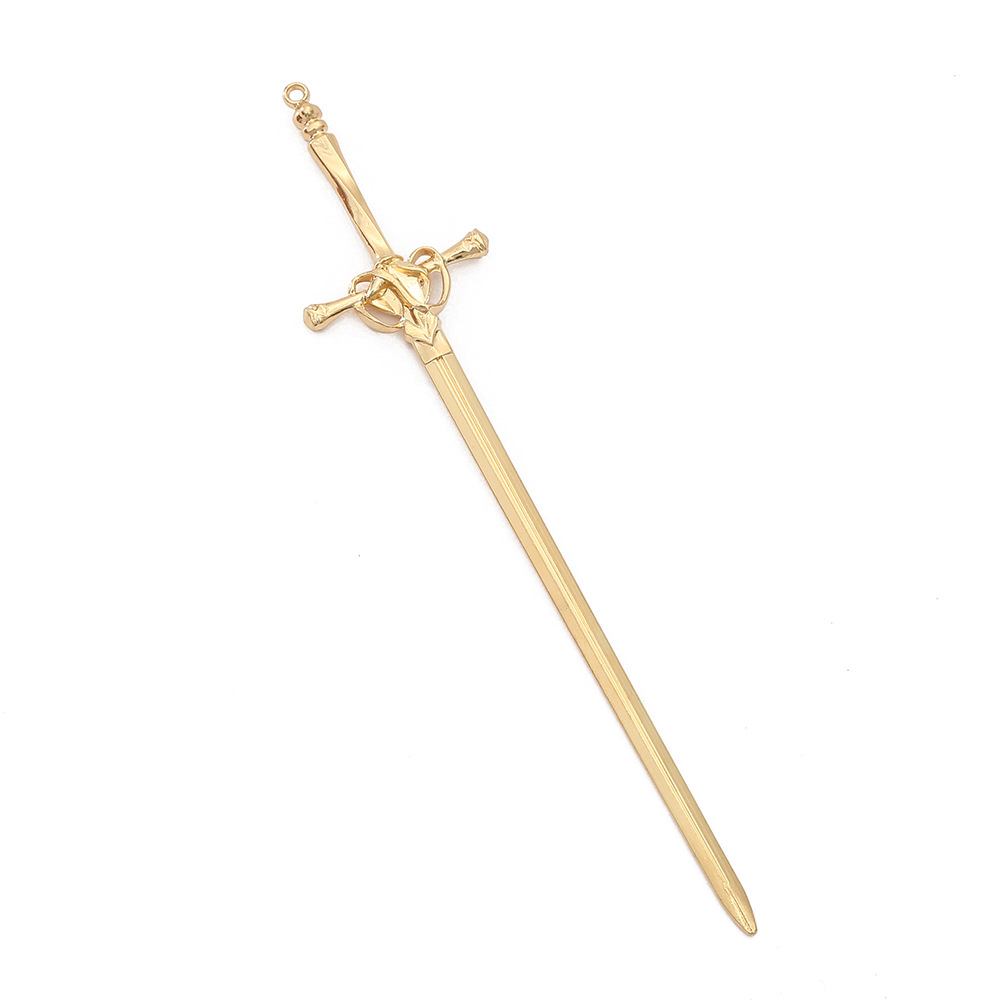 Traditional aesthetic sword shaped hairpin - elegant interpretation of traditional Chinese clothing