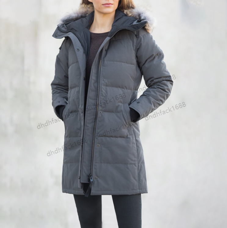 Womens Designer Puffer Jackets Parka Wolf fur Long Thick Removable Jassen Hooded Designer Down Jacket Woman's Slim Coat Best Quality Doudoune XS-XL