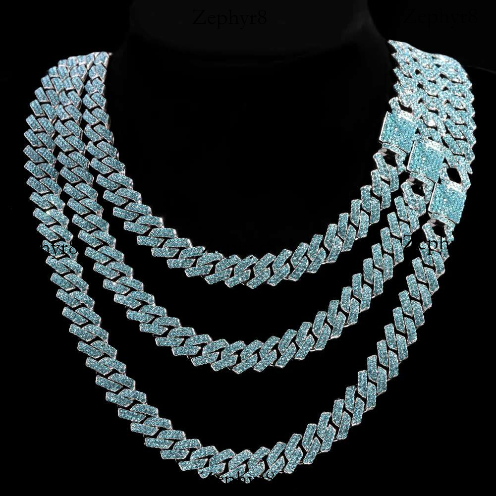Full diamond Cuban Chain Luxury set Cuban Chain Necklace High order jewelry for formal occasions