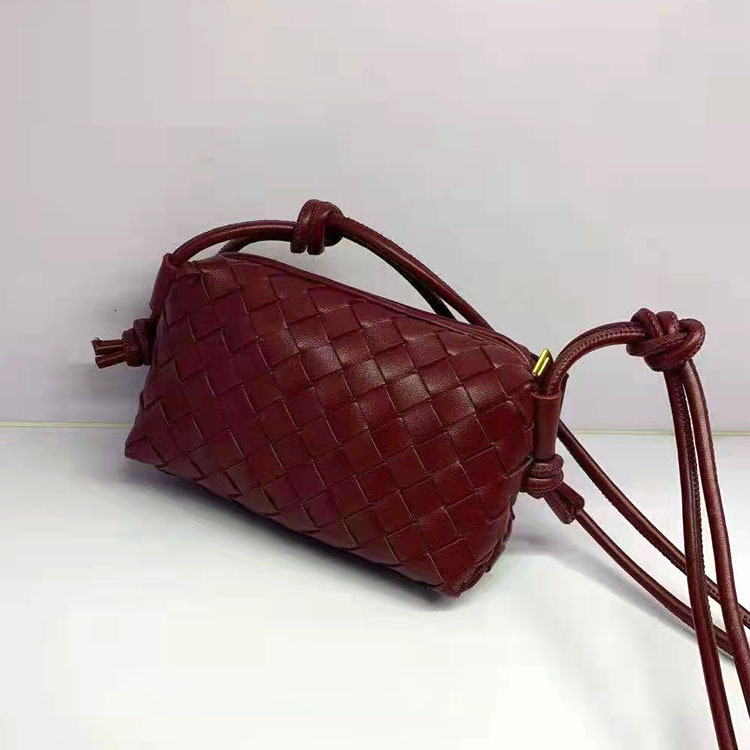 Woven Mobile Phone Single Shoulder Crossbody Used Fine Rope Adjustable Small Bag, Women's Bag