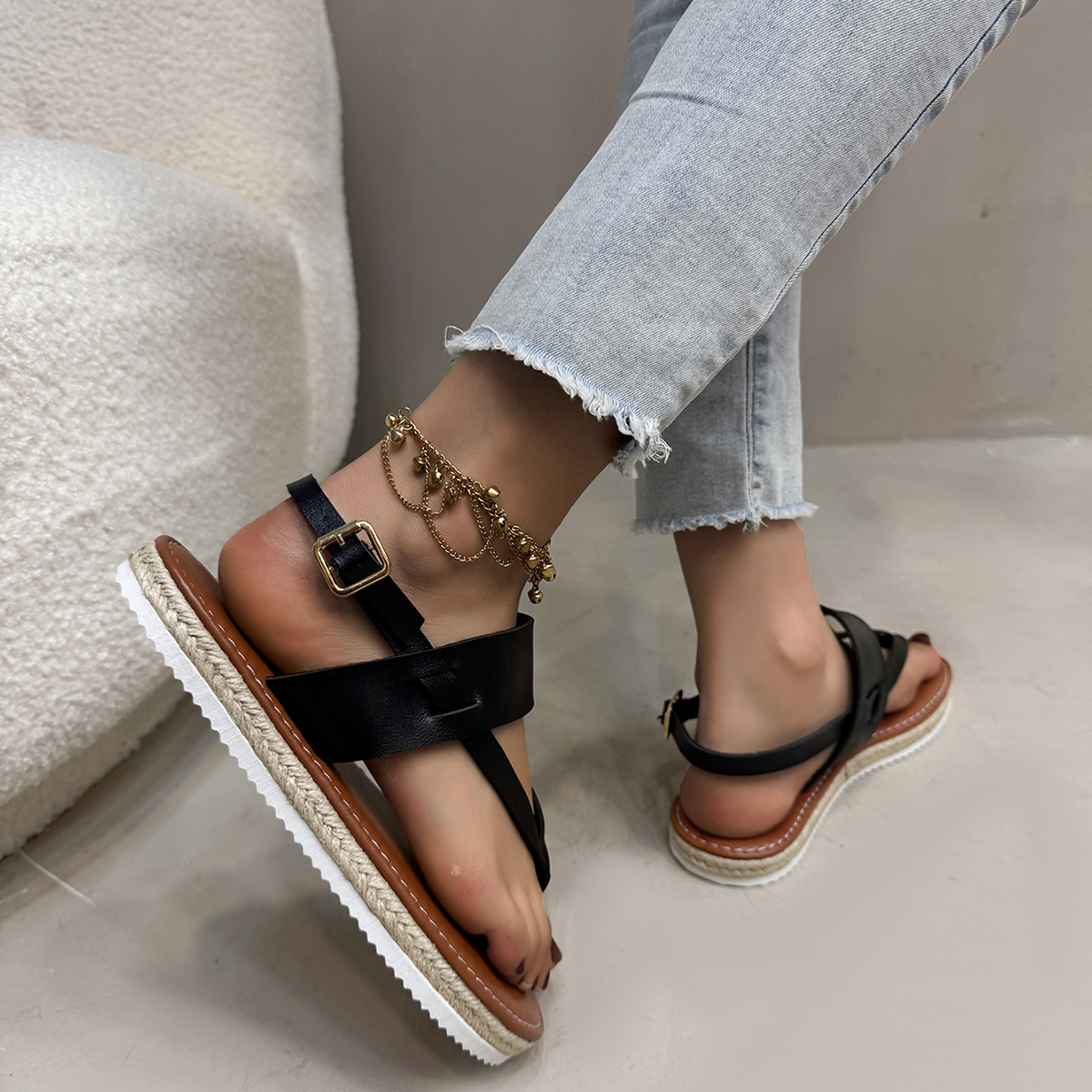 Women's Flat Sandals - Comfortable Summer Footwear for Ladies