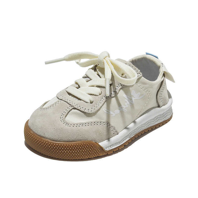 Athletic Outdoor Anti slip soft sole Velcro casual boys sports shoes fashionable board shoes breathable genuine leather training shoesY250314T30H
