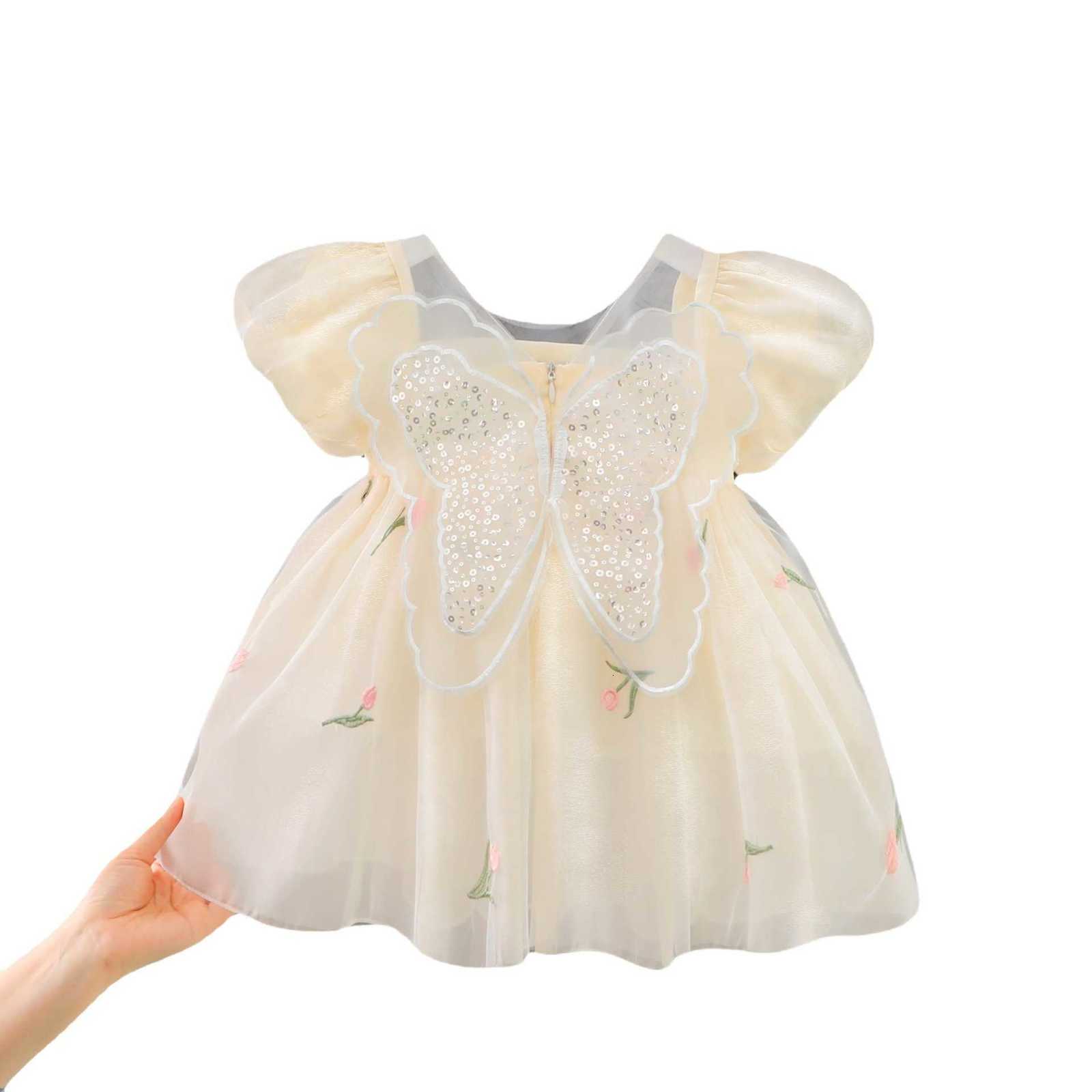 Girl's Dresses Baby Summer Cute Skirt 1 Little Girl Summer 2023 New Year One Dress Girl Princess Dress