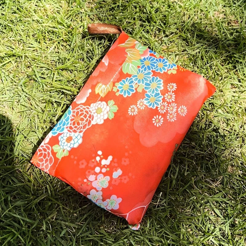 Printing Large Reusable Grocery Shopping Bag Ladies Tote 50lb Fashion Pocket Shoulder Bag Foldable Eco Bag Washable Travel 250311