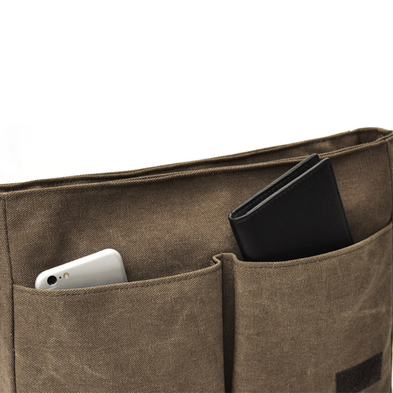 Trendy Canvas backpack Casual Shoulder Men's Large Capacity Crossbody designer bag Horizontal