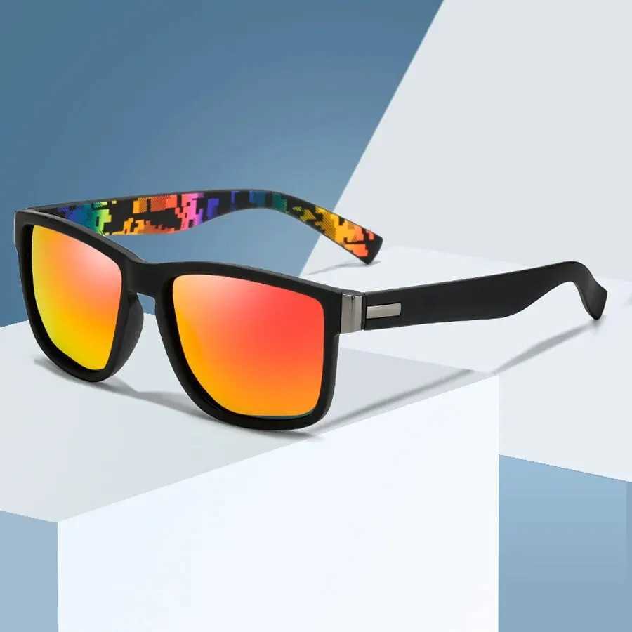 Fashion mens polarized sunglasses luxury brand designer sunglasses retro square driving fishing UV400 mens glasses W250315