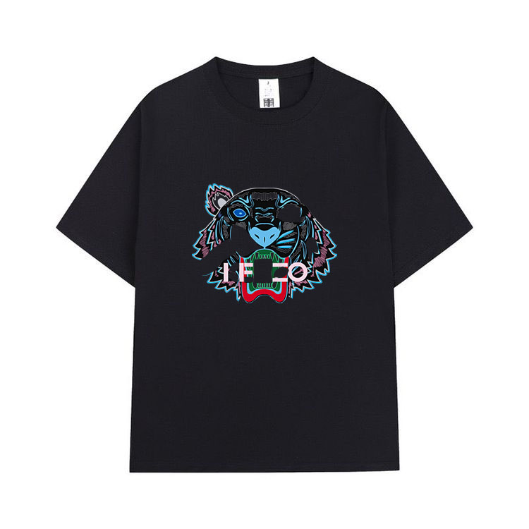 2025 Summer Men's and Women's Casual Temperament Versatile Soft Cartoon Letter Printed T-shirt Size XS -4XL # 2