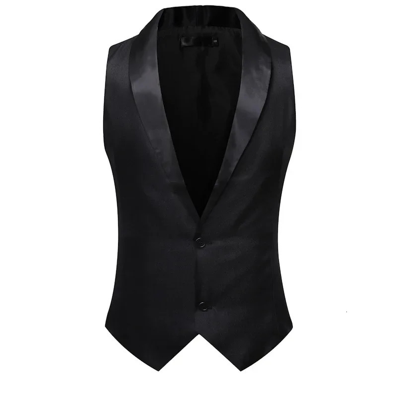 Mens Nightclub Red Suit Vest Casual Loose V Neck Top Suit Male Waistcoat Men Sleeveless Vest Plus Size Outerwear Party Club Wear 250310