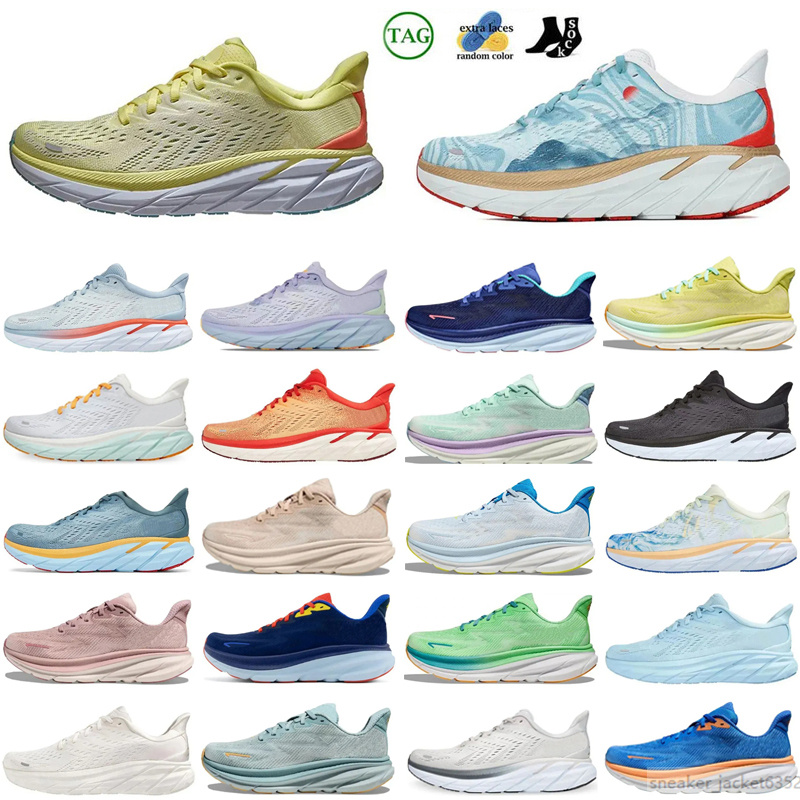 Clifton Holas 9 Hola One Bondi 8 Athletic Running Shoes Sneakers Shock Absorbing Road Fashion Free People De Blanc Top Designer Mens Womens Trainer Senaker