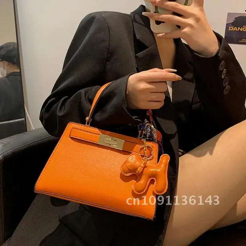 New Year Genuine Women's Handbag Senior Leather Quality Shoulder Office Ladies High Designer Bag Crossbody
