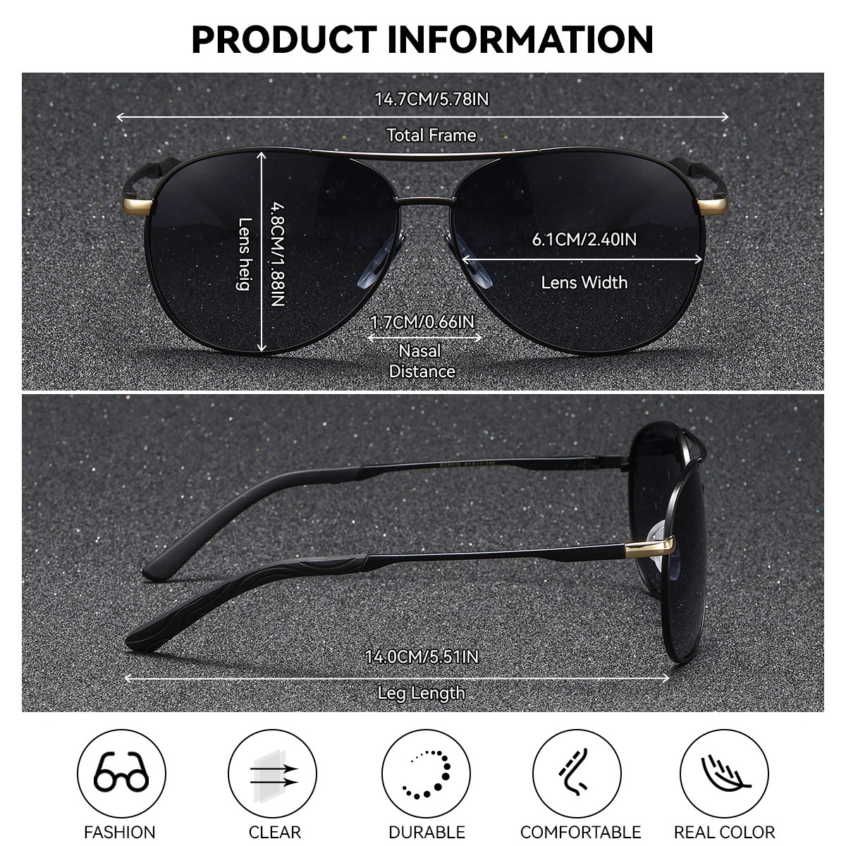 BARCUR Metal Polarized Pink Sunglasses Womens Lightweight Womens Sunglasses Blue Gradient Lens Clothing Accessories 250314