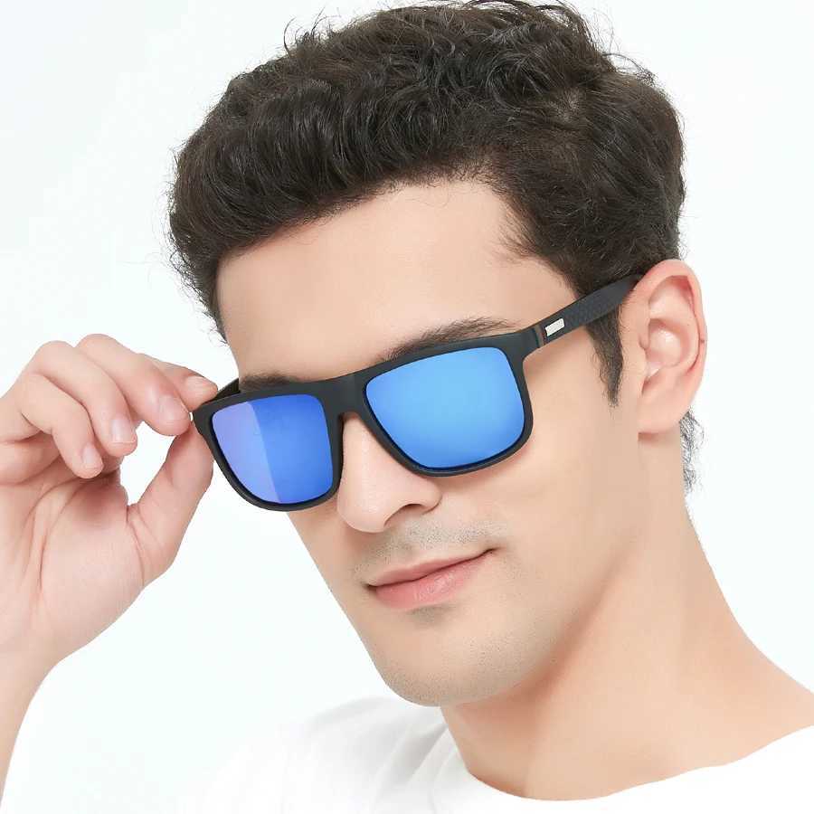 3 fashionable colored striped retro checkered pattern sunglasses for mens driving fishing sunglasses for mens glasses UV400 W250315