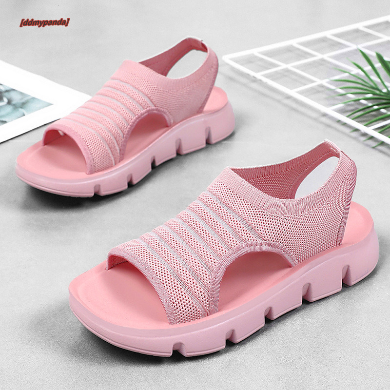Women's summer new hollowed out breathable sandal sandals with soft soles for comfortable mothers' and women's shoes ddmypanda