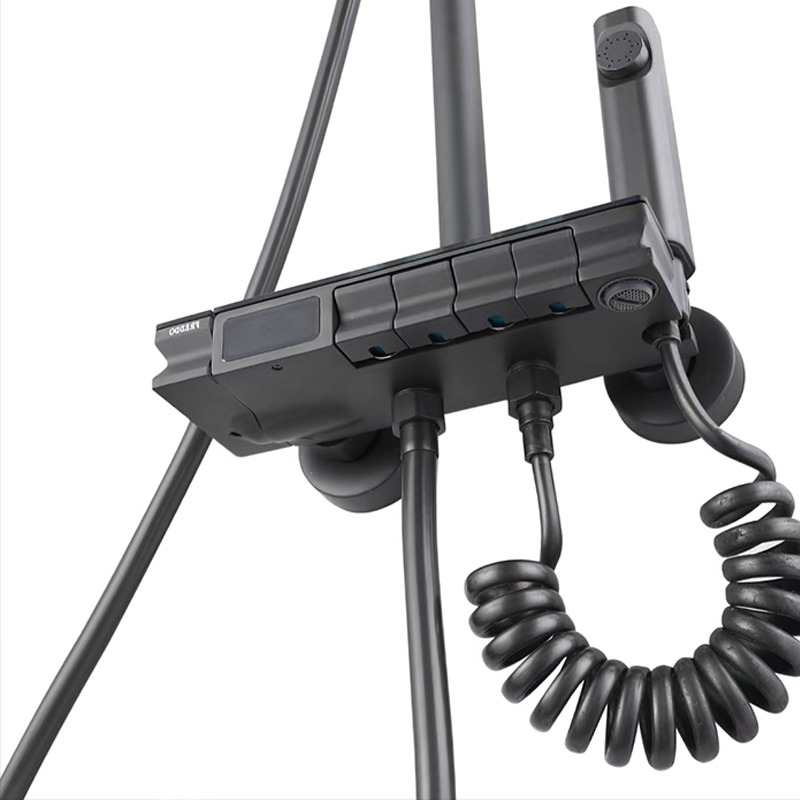 Adjustable Spray Setting Digital Handheld Showerhead for Superior Bathing Comfort