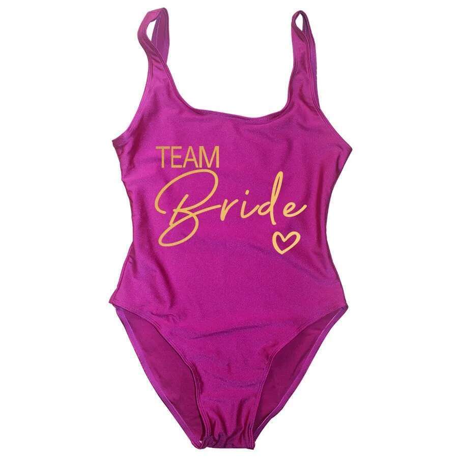 S-3XL Wedding Swimwear Women 2024 New Team Wedding One Piece Swimwears For Funeral Life Girl Chicken Swimwears