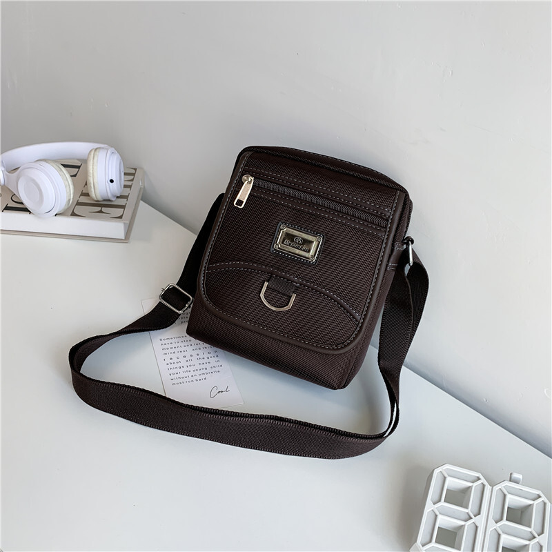 designer bag Trendy and fashionable Korean version business men's one shoulder crossbody bag, Oxford cloth backpack