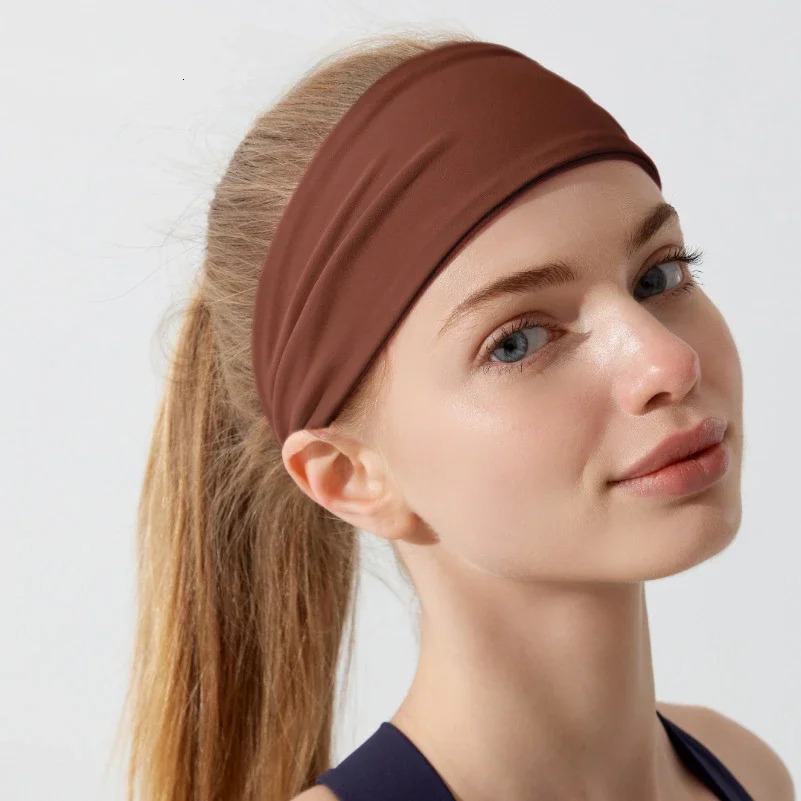 Summer High Elasticity Breathable Yoga Fitness Headbands Moisturizing Headbands Sports Running Headbands 250314