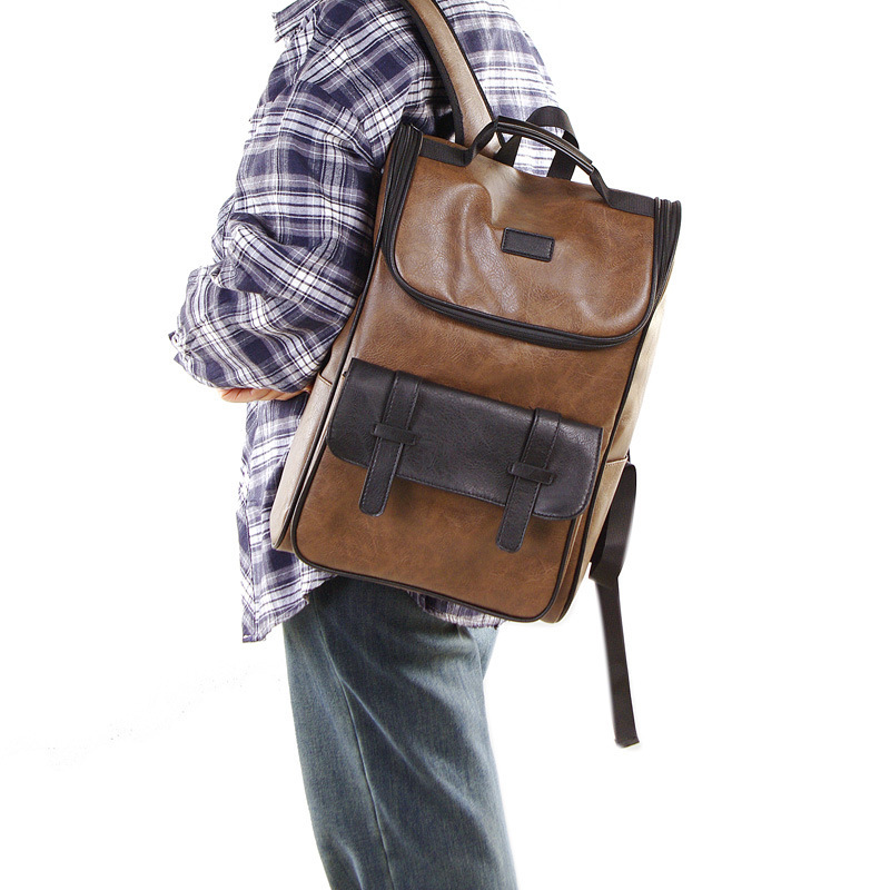 Large capacity backpack men's and women's fashion trend, leisure travel, computer backpack, junior high school student designer bag