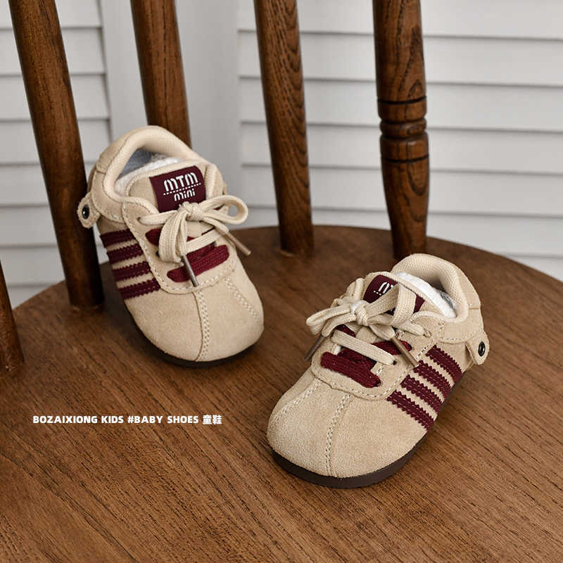 Athletic Outdoor 2025 Spring New Boys Sports Shoes Girls Moral Training Shoes Babys Shoes Childrens Casual Shoes Childrens Board ShoesY250314MOED