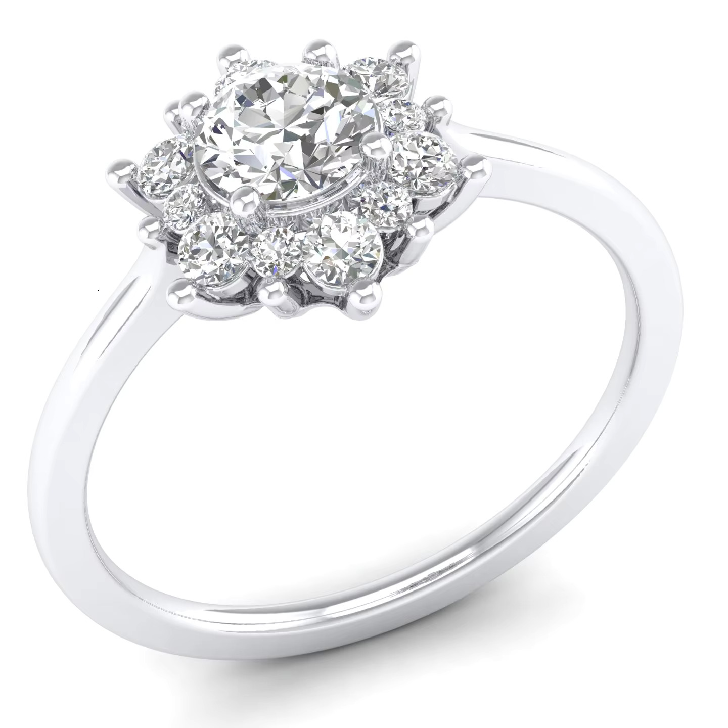REYES 925 Sterling Silver Moissanite Rings for Women High Quality 14K 18K Gold Wedding Jewelry Original Design Engagement Rings