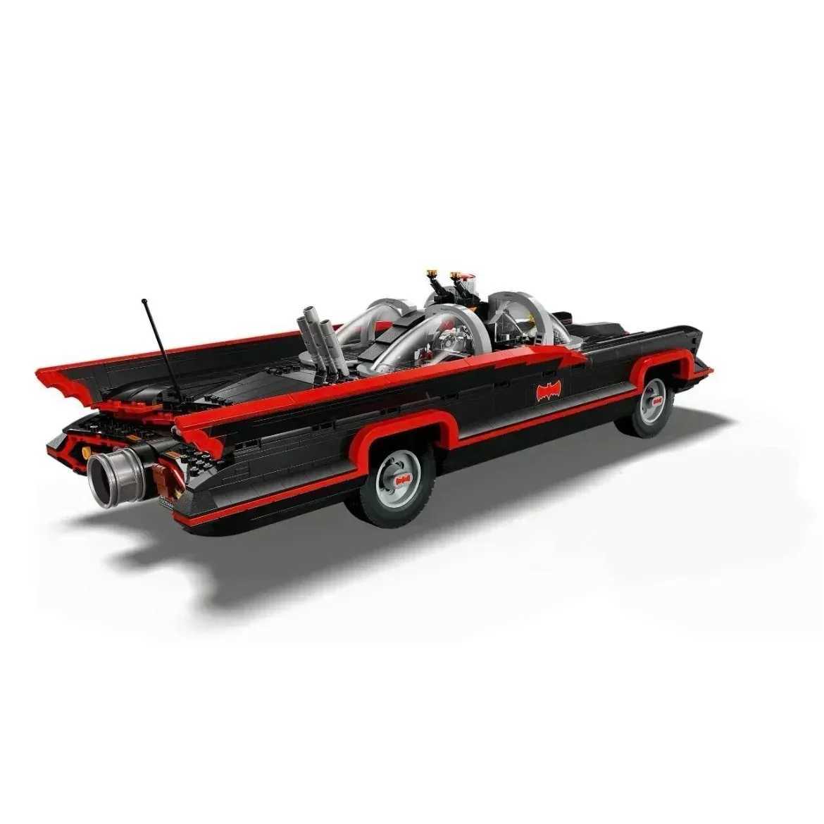 Miniso The Classic Tv Series Bat Car 76328 Building Blocks Mobile Car Model B Toys for Children Boys Christmas Gifts Y250315