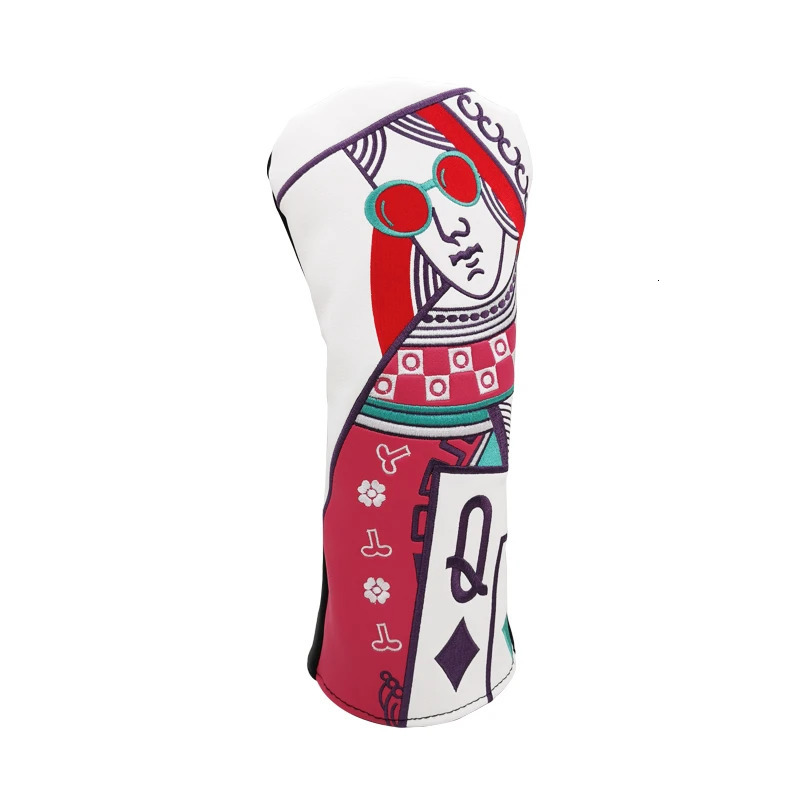 JQK Golf Club #1 #3 #5 Wood Headcovers Driver Fairway Woods Cover PU Leather High quality Putter Head Covers 250314