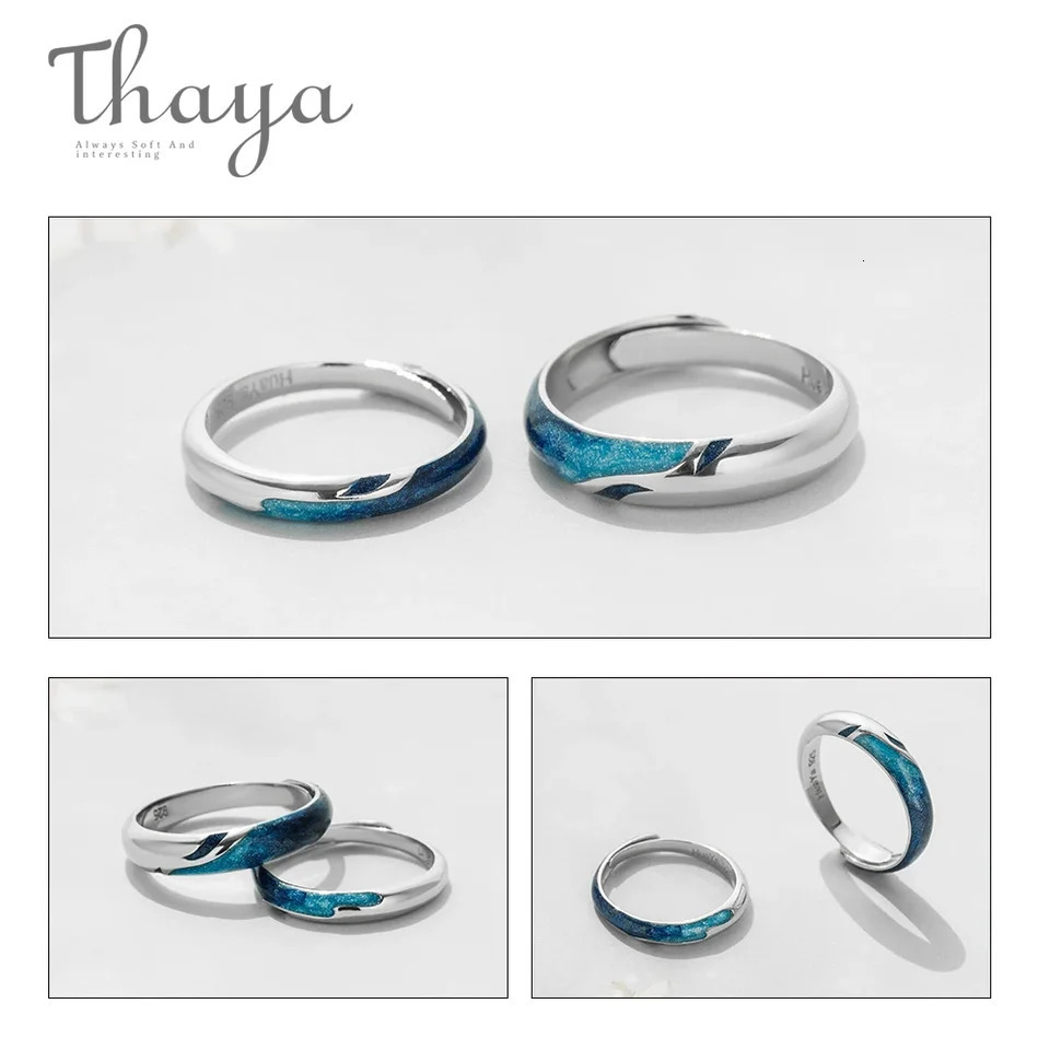 Thaya Original S925 Sterling Silver Ring For Couple Lovers Ring Romantic Fine Jewelry Ring for Women Elegant Gift 250310