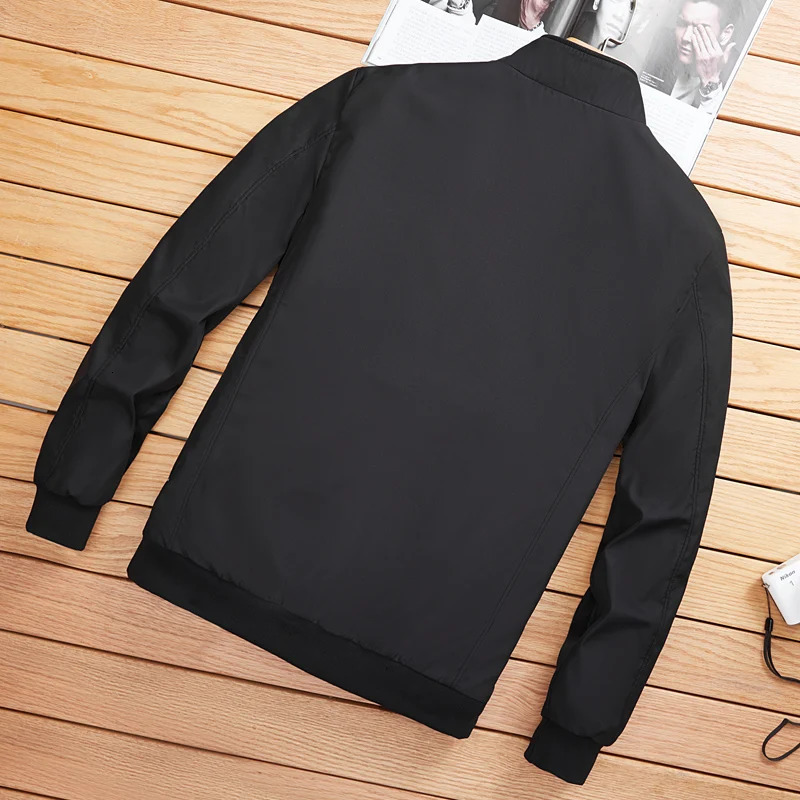 Mens fashion jacket and Coats mens windproof bomber autumn blue cargo outdoor casual streetwear 250313