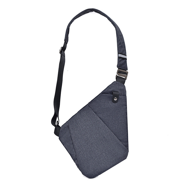 backpack men's chest, crossbody sports backpack, multifunctional close fitting one shoulder anti-theft bag designer bag