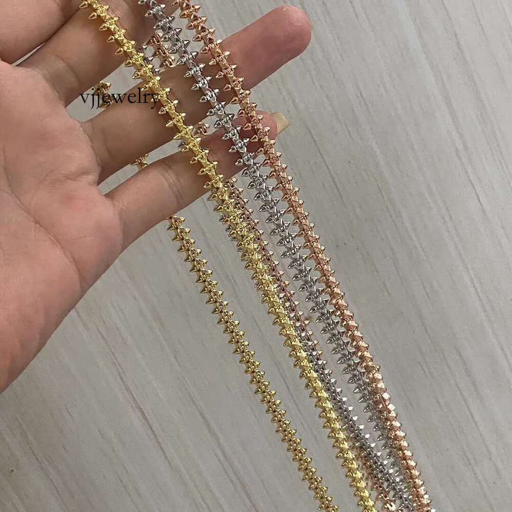 clash designer Necklace for women necklace length 50 and 55 CM rose sier top counter quality gold plated jewelry
