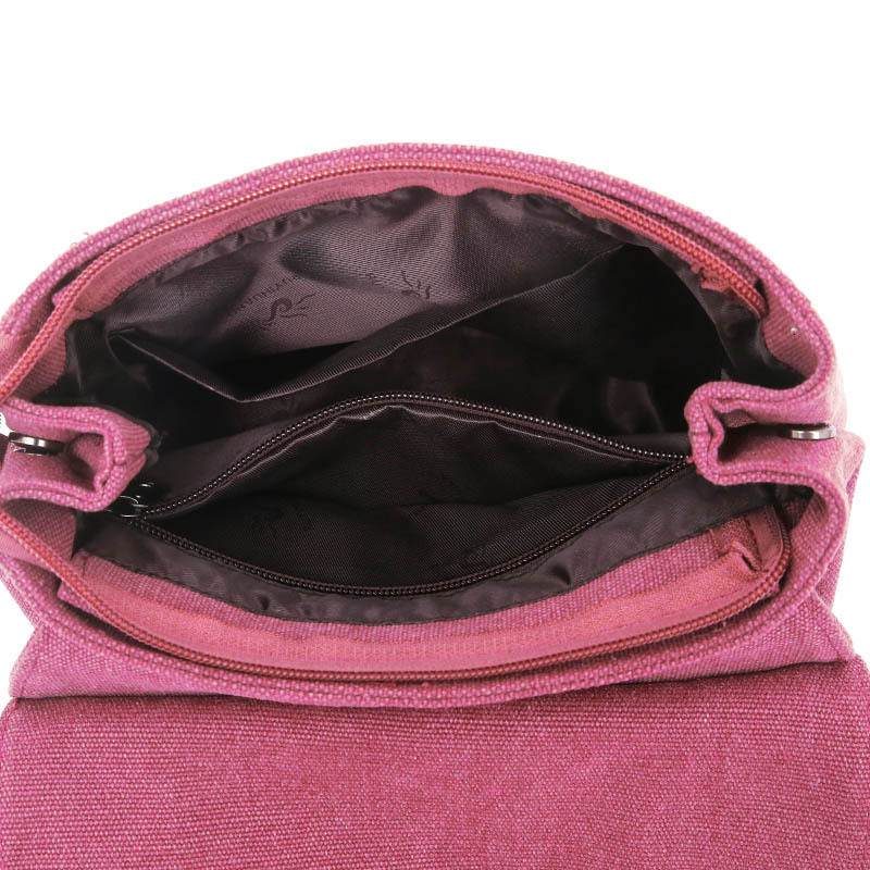 Canvas backpack for women, Korean version versatile casual crossbody, trendy women's fashion handbag, shoulder designer