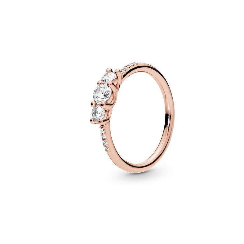 925 Sterling Silver Sweet Flower Sun Heart Cymbidium Zircon Stack Wear Ring For Valentine's Day Fine Jewelry Gift For Women