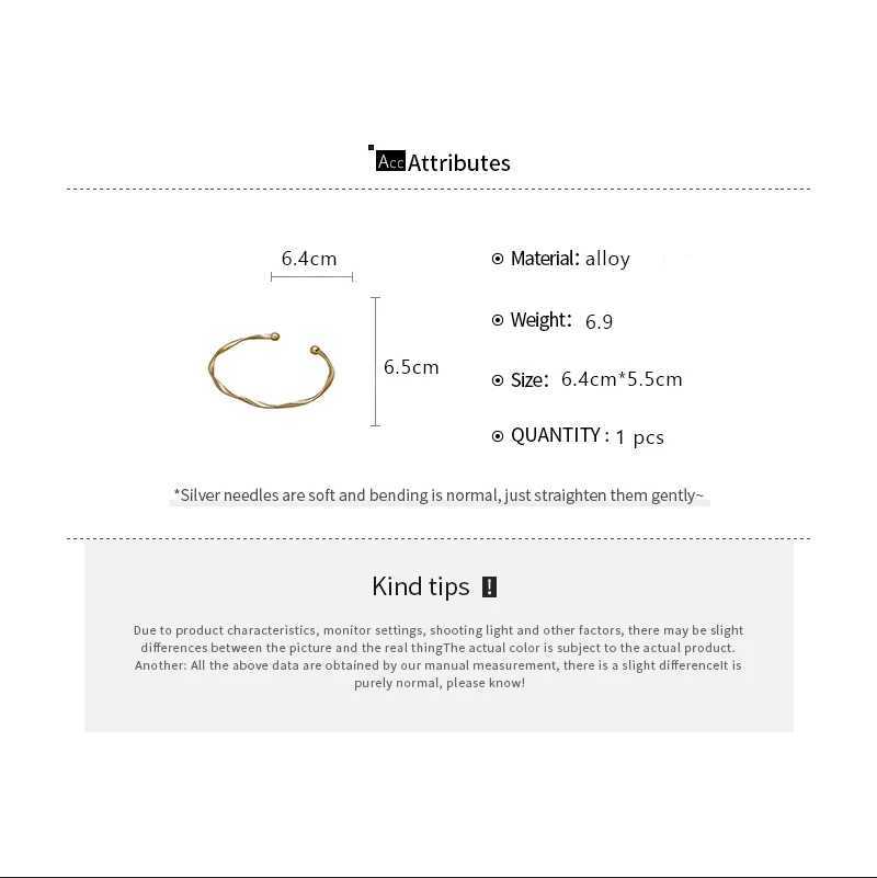 Vintage Cuff Bracelet Womens Open Bracelet Minimalist Twisted Bracelet Jewelry Mom Wife Girl Birthday GiftXJ250315