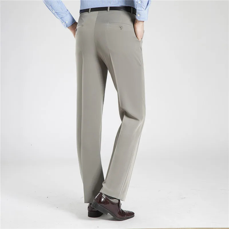 ICPANS Business Mens Trouser Official Summer Set Office Cotton Pants Straight Loose Dress Size 40 42 44 250313