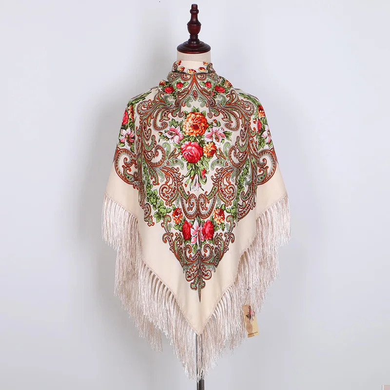 Russian scarf Ukrainian shawl handle Polish folk shawl vintage neck headscarf border lace antique womens headscarf 250314