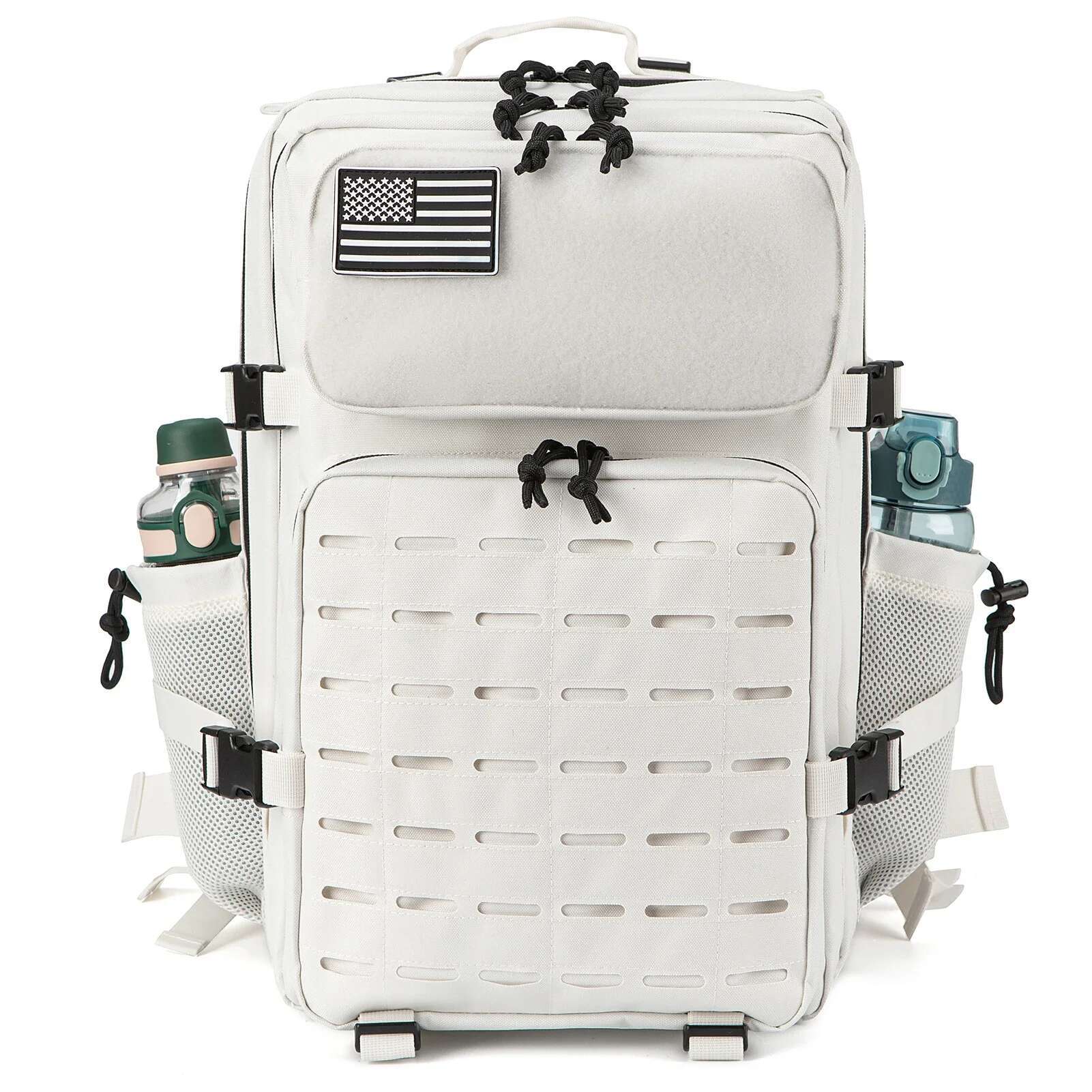 Qt&Qy 25L/45L Tactical Military Backpack For Men And Women Army Assault Pack Bag Small School Rucksack With Bottle Holder
